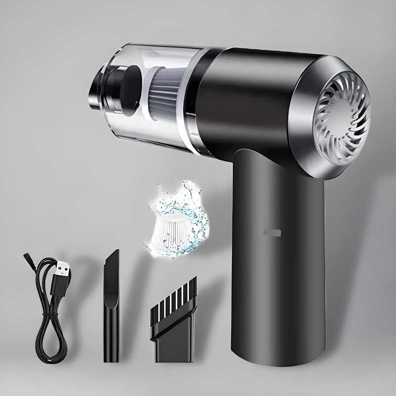 2 in 1 Vacuum Cleaner-Handheld Vacuum Car Cleaner Air Duster Wireless Rechargeable Home
