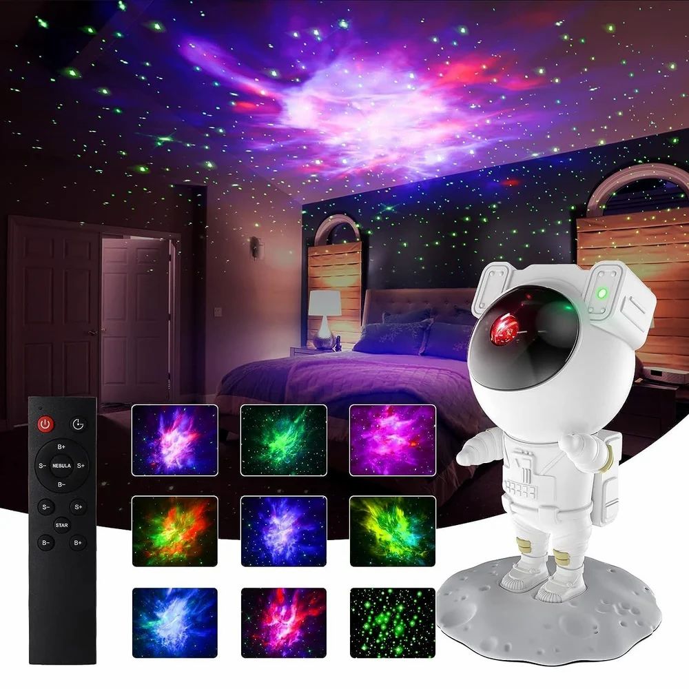 LED Astronaut Galaxy Light Projector