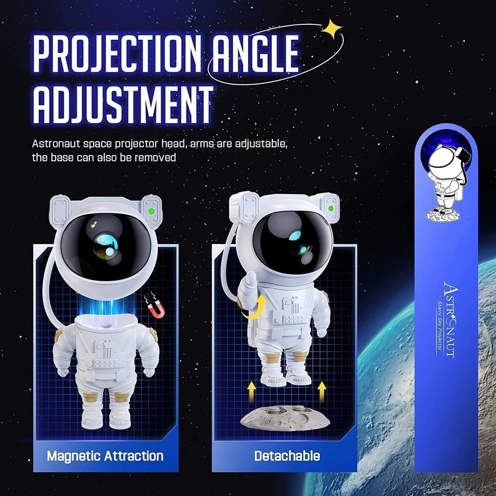 LED Astronaut Galaxy Light Projector